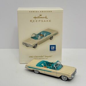 Hallmark Keepsake Ornament 1961 Chevrolet Impala Classic American Cars 2006 #16